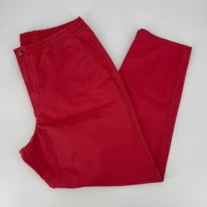 Polo Ralph Lauren Stretch Classic Fit Pull-On Pants Men's XL Red Chino Twill